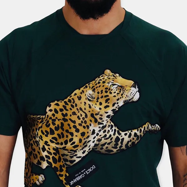 Áo Phông Nam Dolce & Gabbana D&G T-Shirt G8IH4ZG7MQWV8813 Màu Xanh Lá Size 50 - Thời trang - Vua Hàng Hiệu