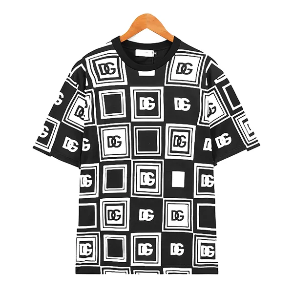 Áo Phông Nam Dolce & Gabbana D&G T-Shirt G8PD7TG7I7W Màu Đen Trắng Size 44 - Thời trang - Vua Hàng Hiệu