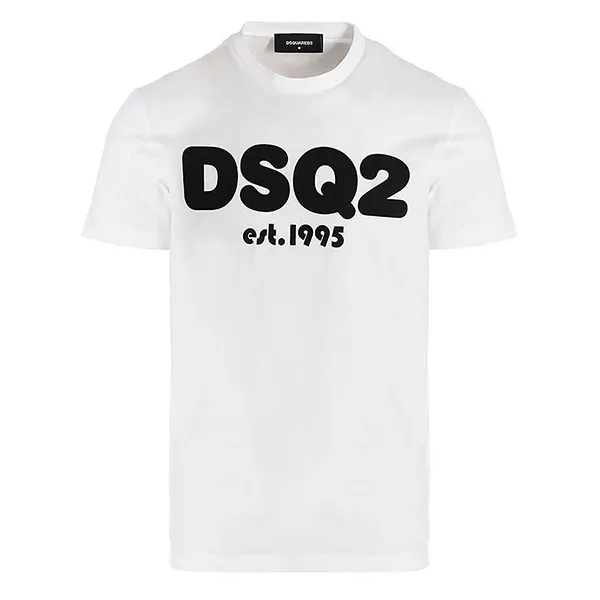 Áo Phông Nam Dsquared2 Cool T-Shirt S74GD1086S23009100 Màu Trắng Size S