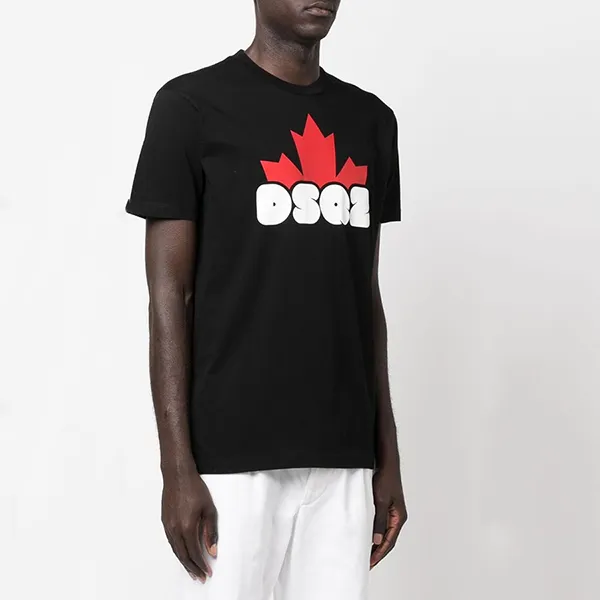 Áo Phông Nam Dsquared2 DSQ2 Cool T-Shirt S74GD1159S23009900 Màu Đen Size S