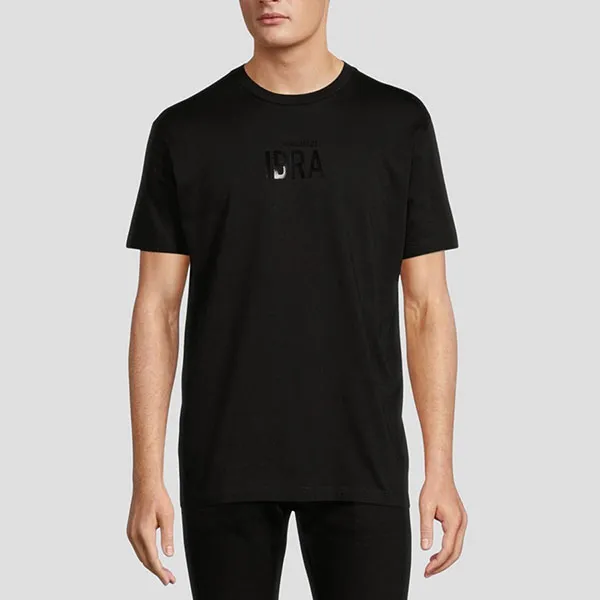 Áo Phông Nam Dsquared2 Ibra Black On Black Tshirt S78GD0059 900 Màu Đen - Thời trang - Vua Hàng Hiệu