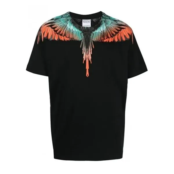 Áo Phông Nam Marcelo Burlon Multicolor Wings CMAA018S23JER0011020 Tshirt Màu Đen Size XS - Thời trang - Vua Hàng Hiệu