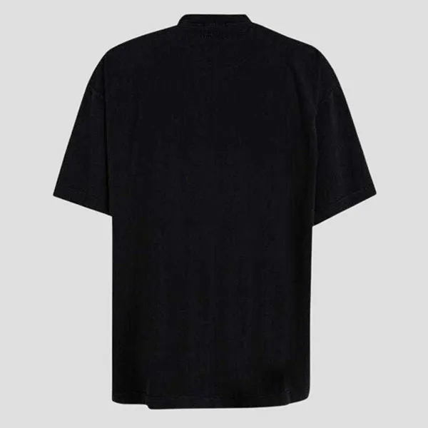 Áo Phông Nam Vetements Black With Logo Printed Tshirt UE63TR720XWASHEDBLACK Màu Đen - Thời trang - Vua Hàng Hiệu