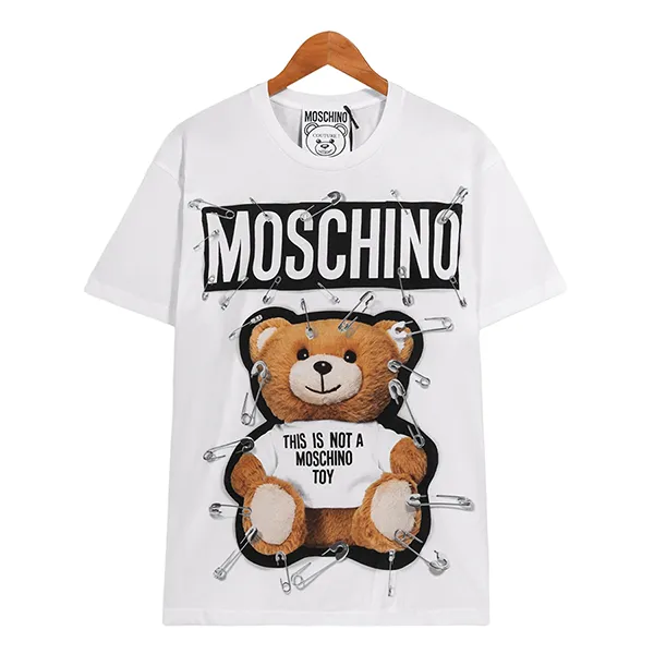 Áo Phông Nữ Moschino T-Shirt V070255403555 Màu Trắng Size XXS - Thời trang - Vua Hàng Hiệu