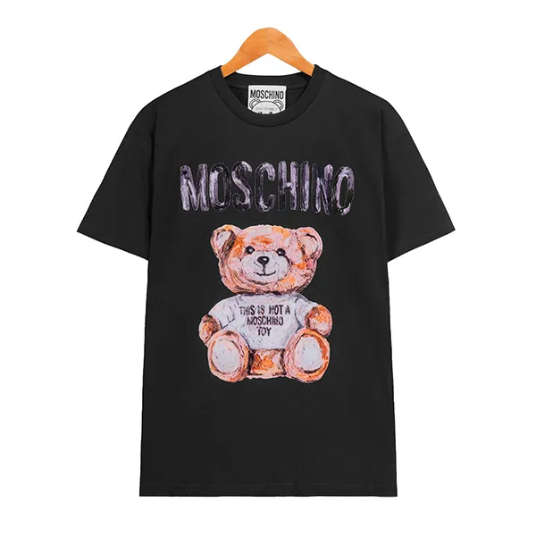 Áo Phông Nữ Moschino Teddy Bear Print T-Shirt V070254401555 Màu Đen Size XS