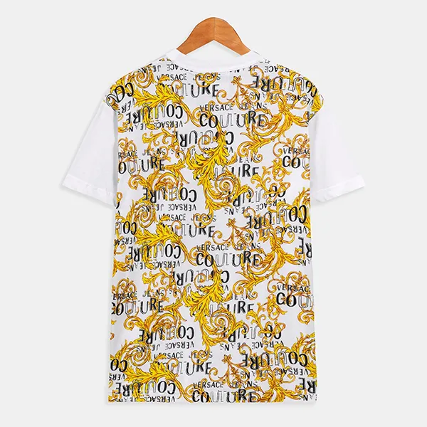 Áo Phông Versace Jeans Couture Logo Baroque T-Shirt 74GAH6R0JS161G03 Màu Trắng Size XS - Thời trang - Vua Hàng Hiệu