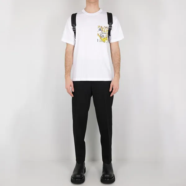 Áo Phông Versace Jeans Couture Logo Baroque T-Shirt 74GAH6R0JS161G03 Màu Trắng Size XS - Thời trang - Vua Hàng Hiệu