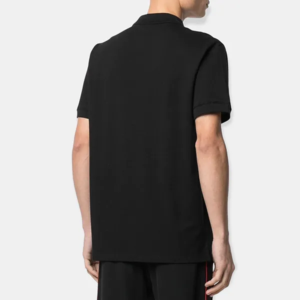 Áo Polo Nam Alexander Mcqueen 650418QQX331000 Màu Đen Size S