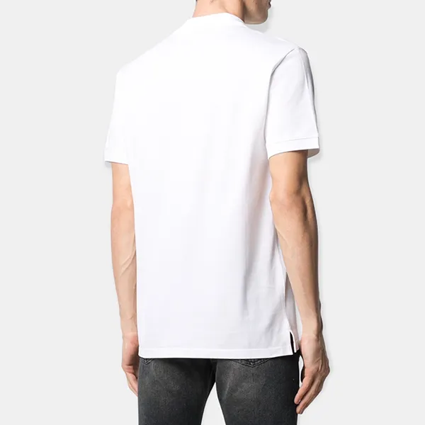 Áo Polo Nam Alexander Mcqueen 650418QQX331001 Màu Trắng Size S