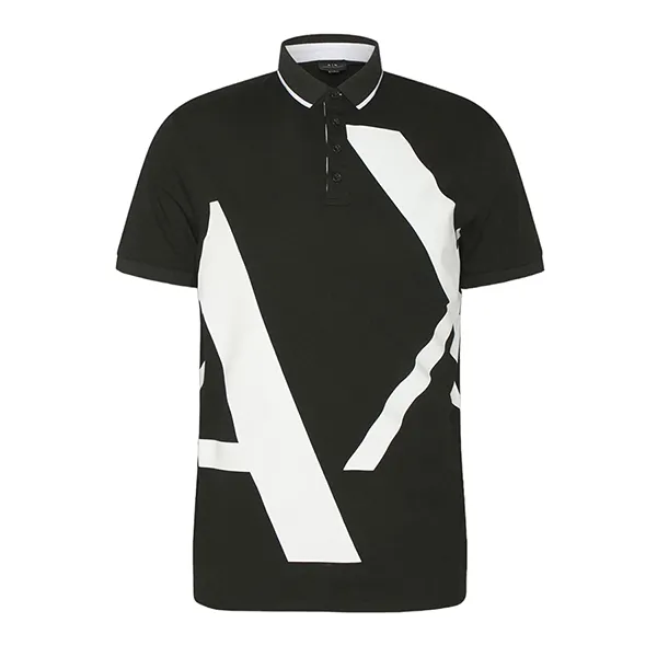 Áo Polo Nam Armani Exchange 3RZFBFZJH4Z1200 Màu Đen Trắng Size S