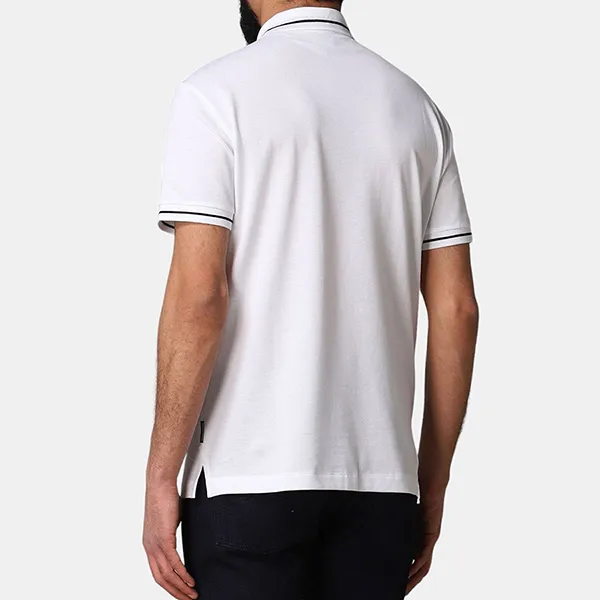 Áo Polo Nam Armani Exchange 8NZFFL-ZJ5DZ Màu Trắng Size S