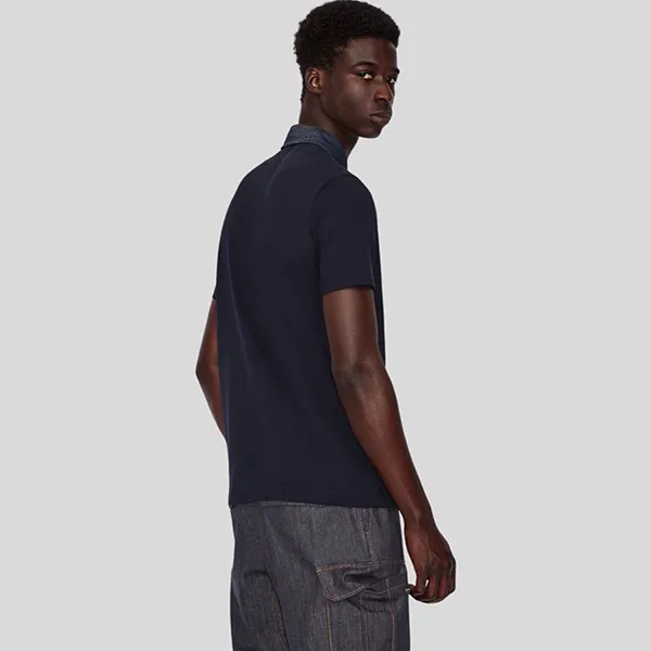 Áo Polo Nam Armani Exchange Viền Cổ Denim 6KZFLE-ZJ4ZZ Màu Xanh Navy Size 44 - Thời trang - Vua Hàng Hiệu