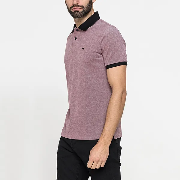 Áo Polo Nam Carrera Jeans Short Sleeved Shirt T824A0076A_25E Màu Hồng Tím Size M - Thời trang - Vua Hàng Hiệu