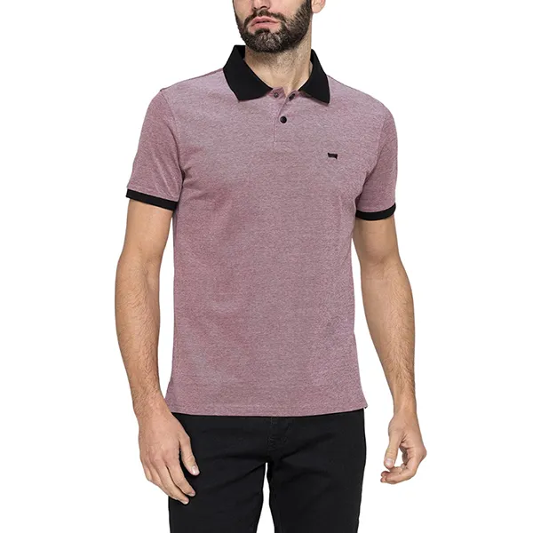 Áo Polo Nam Carrera Jeans Short Sleeved Shirt T824A0076A_25E Màu Hồng Tím Size M - Thời trang - Vua Hàng Hiệu