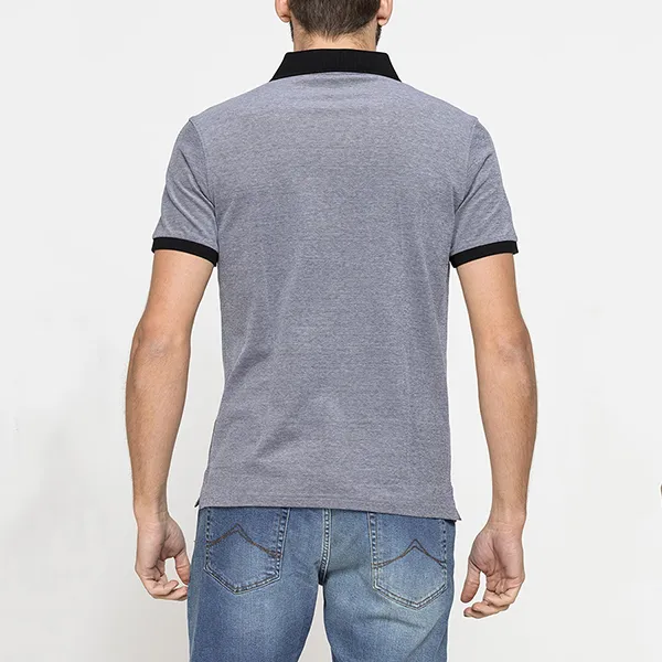 Áo Polo Nam Carrera Jeans Short Sleeved Shirt T824A0076A_52K Màu Xanh Xám Size M