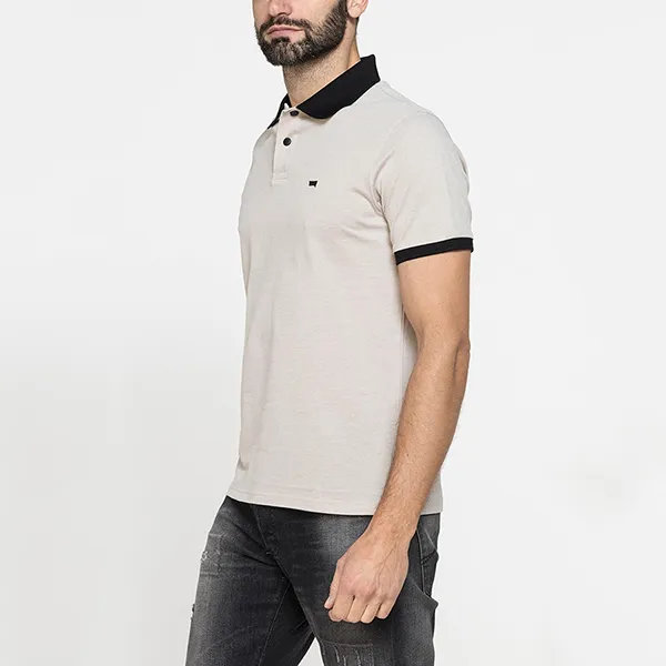 Áo Polo Nam Carrera Jeans Short Sleeved Shirt T824A0076A_B93 Màu Be Size L - Thời trang - Vua Hàng Hiệu