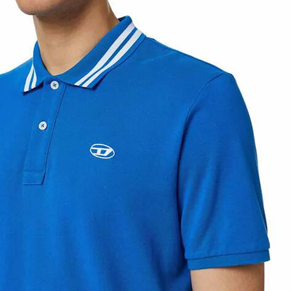 Áo Polo Nam Diesel T-Vaida Regular Fit Màu Xanh