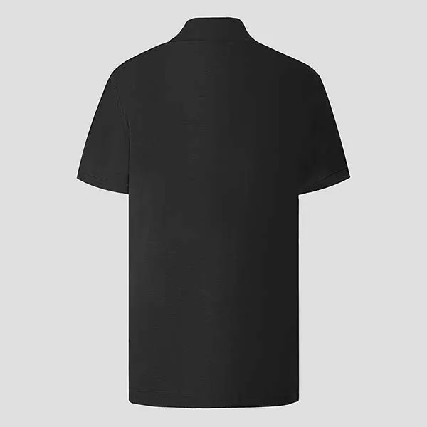 Áo Polo Nam Dolce & Gabbana D&G Black Logo Embroidered G8Q04T FU7PY N0000 Màu Đen Size 46