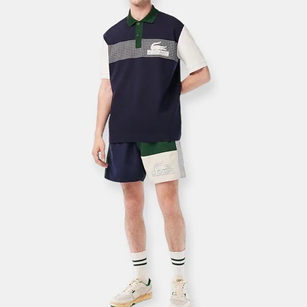 Áo Polo Nam Lacoste Loose Fit Organic PH7822 51 E3L Màu Xanh Navy Size S - Thời trang - Vua Hàng Hiệu