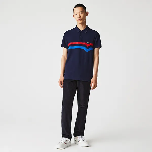 Áo Polo Nam Lacoste Made In France PH7963VSJ Màu Xanh Đậm Size 3 - Thời trang - Vua Hàng Hiệu