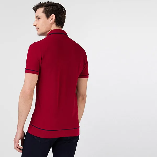 Áo Polo Nam Lacoste Men Regular Fit Claret Red PH4275476 Màu Đỏ Size 3