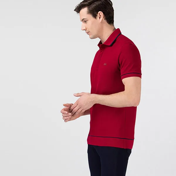 Áo Polo Nam Lacoste Men Regular Fit Claret Red PH4275476 Màu Đỏ Size 3