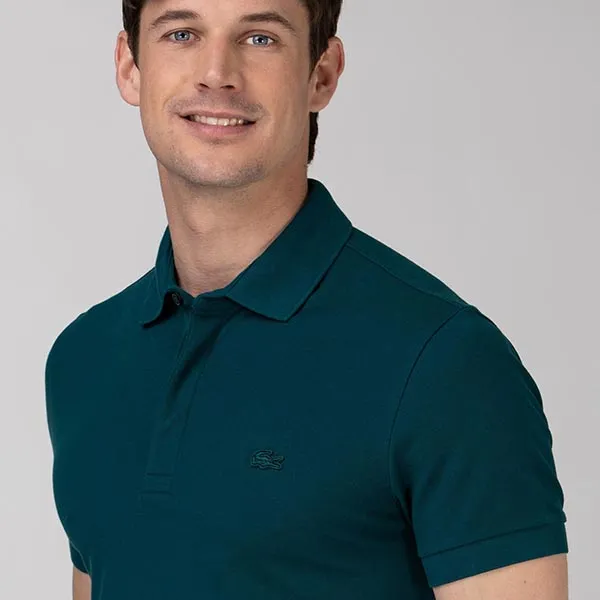 Áo Polo Nam Lacoste Men's Paris Regular Fit Stretch Cotton Piqué PH55222S9 Màu Xanh Mòng Két Size 4 - Thời trang - Vua Hàng Hiệu