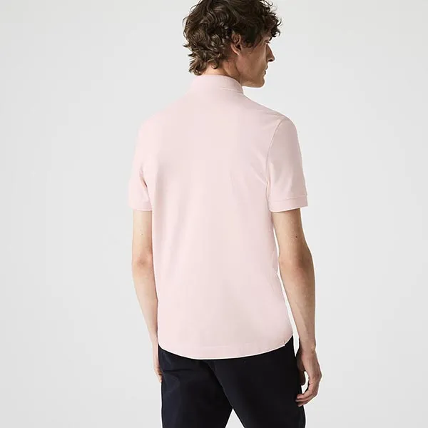 Áo Polo Nam Lacoste Men's Paris Regular Fit Stretch Cotton Piqué PH5522ADY Màu Hồng Phấn Size 3 - Thời trang - Vua Hàng Hiệu