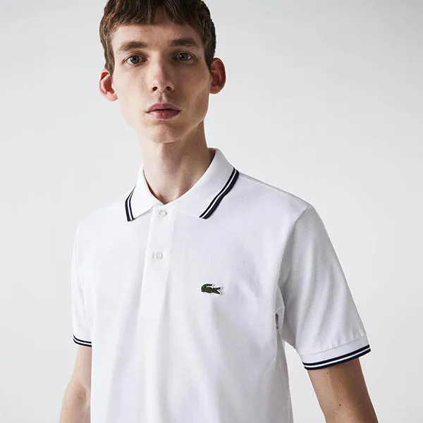 Áo Polo Nam Lacoste Men's Shirt White PH2384522 Màu Trắng Size 6