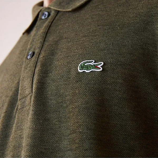 Áo Polo Nam Lacoste Men’s Slim Fit Pique Khaki Green PH4012HAZ Màu Xanh Rêu Size 3 - Thời trang - Vua Hàng Hiệu