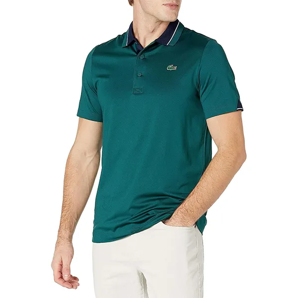Áo Polo Nam Lacoste Men's Sport Breathable Golf Polo Shirt DH2319APP Màu Xanh Mòng Két Size 3 - Thời trang - Vua Hàng Hiệu
