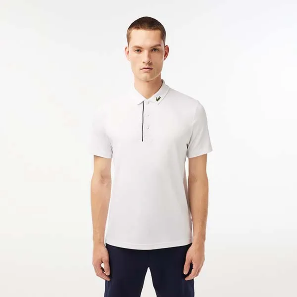 Áo Polo Nam Lacoste Men's Sport Jersey Golf DH3982-51 Màu Trắng Size 3