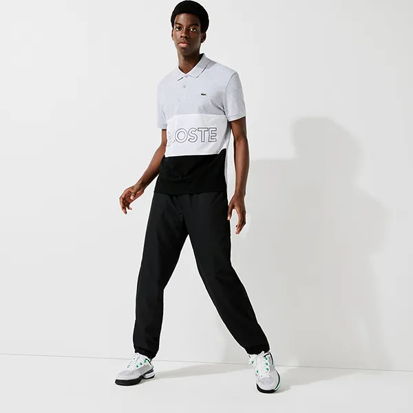 Áo Polo Nam Lacoste Men's Regular Sport Fit Cotton Shirt YH7648 P0F Phối Màu Size 4