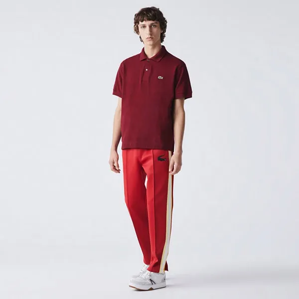 Áo Polo Nam Lacoste Original L1221Z7F Heavy Cotton Pique Shirt Màu Đỏ Đô Size 3 - Thời trang - Vua Hàng Hiệu