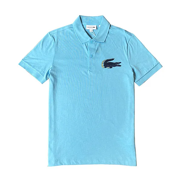 Áo Polo Nam Lacoste Regular Fit Blue DH9654 51 ZAU Màu Xanh Dương Size M - Thời trang - Vua Hàng Hiệu