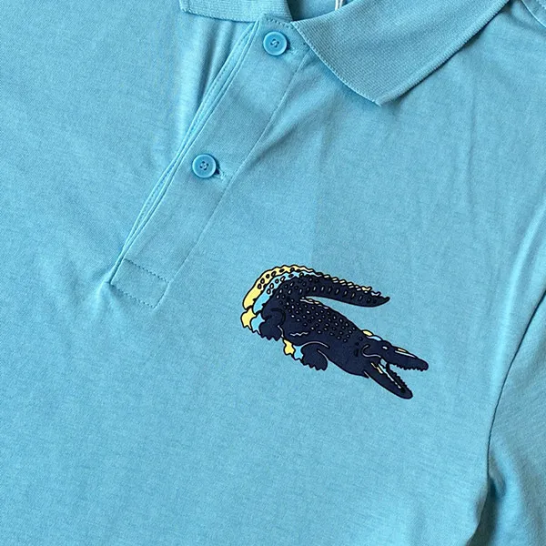 Áo Polo Nam Lacoste Regular Fit Blue DH9654 51 ZAU Màu Xanh Dương Size M - Thời trang - Vua Hàng Hiệu
