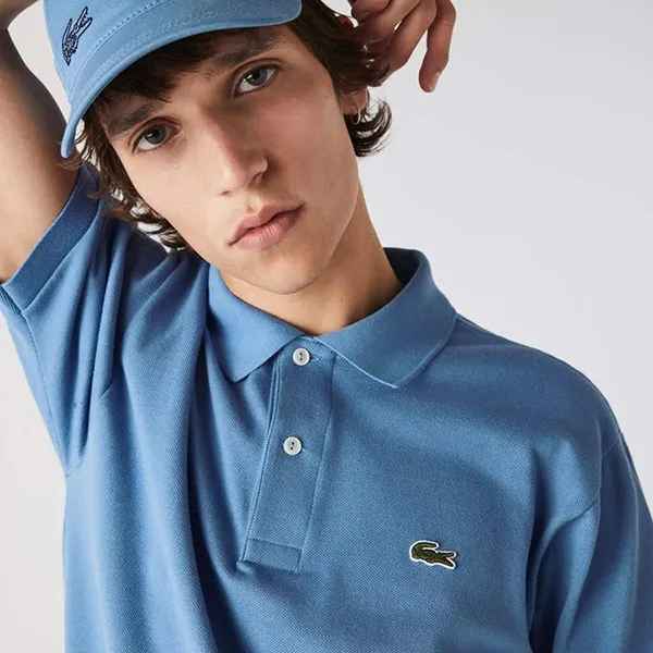 Áo Polo Nam Lacoste Slim Fit PH4012776 Màu Xanh Blue Size 2