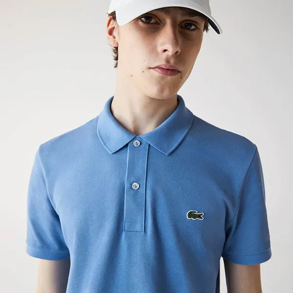 Áo Polo Nam Lacoste Slim Fit PH4012776 Màu Xanh Blue Size 2