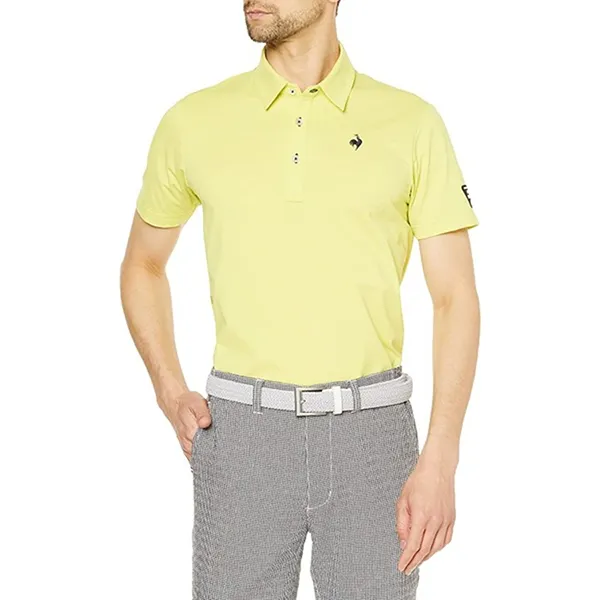 Áo Polo Nam Le Coq Sportif Golf Men's Short Sleeve Shirt QGMVJA00V Màu Vàng