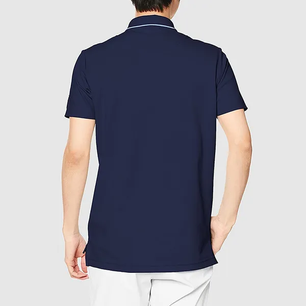 Áo Polo Nam Le Coq Sportif Golf Men's Short Sleeve Shirt QGMVJA03 Màu Xanh Navy