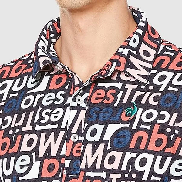 Áo Polo Nam Le Coq Sportif Golf Men's Short Sleeve Shirt QGMVJA10 Phối Màu
