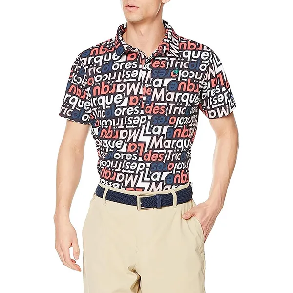 Áo Polo Nam Le Coq Sportif Golf Men's Short Sleeve Shirt QGMVJA10 Phối Màu