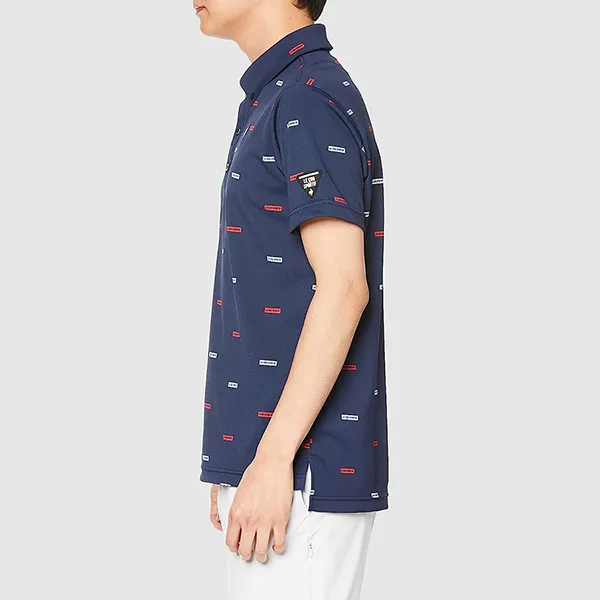 Áo Polo Nam Le Coq Sportif Golf Men's Short Sleeve Shirt QGMVJA51NT Màu Xanh Navy
