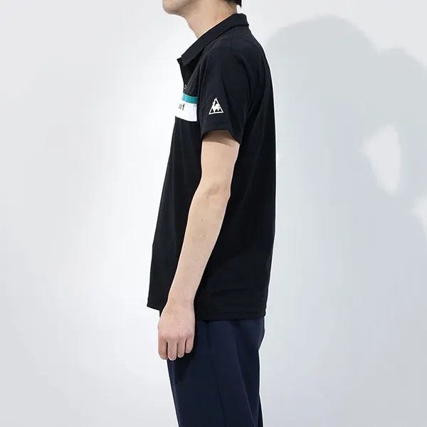 Áo Polo Nam Le Coq Sportif Hansode Polo Shirt QMMRJA40 Màu Đen - Thời trang - Vua Hàng Hiệu