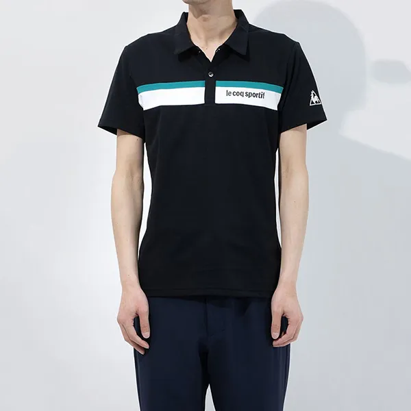 Áo Polo Nam Le Coq Sportif Hansode Polo Shirt QMMRJA40 Màu Đen - Thời trang - Vua Hàng Hiệu