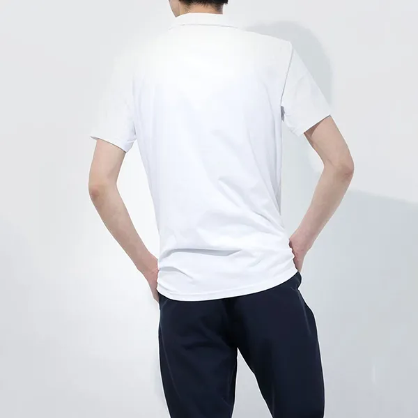 Áo Polo Nam Le Coq Sportif Hansode Polo Shirt QMMRJA40 Màu Trắng