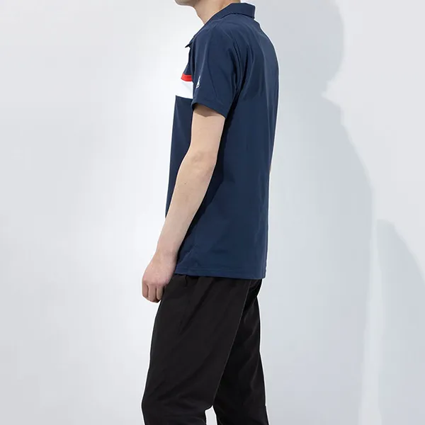 Áo Polo Nam Le Coq Sportif Hansode Polo Shirt QMMRJA40 Màu Xanh Navy
