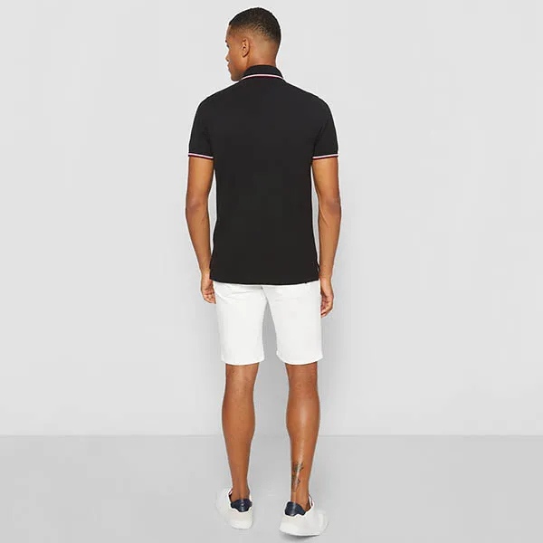 Áo Polo Nam Tommy Hilfiger Black Core Tommy Tipped Slim Màu Đen Size S
