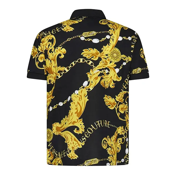 Áo Polo Nam Versace Jeans Couture 75GAG6S0 JS237 G89 Màu Đen Size S