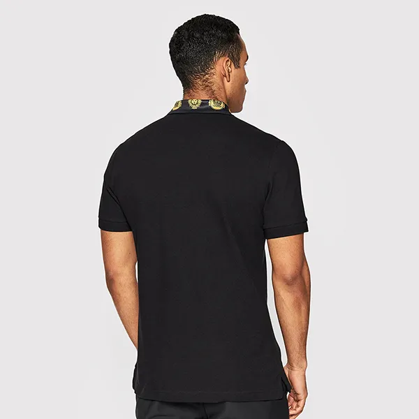 Áo Polo NamVersace Jeans Couture Shirt 72GAGT05 CJ01T 899 Black Màu Đen Size S - Thời trang - Vua Hàng Hiệu